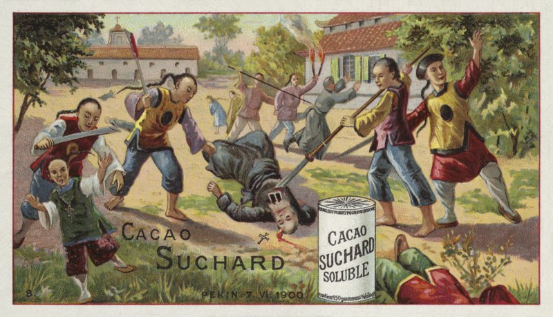 Murder of Christians, Beijing, Boxer Rebellion, 7 June 1900 by European School