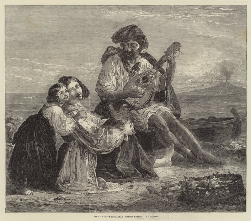 Neapolitan Fisher Family by European School