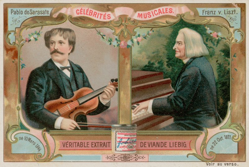 Pablo de Sarasate and Liszt by European School