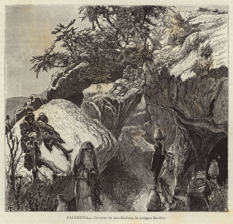 Palestine, Cave of Ain-Endor, the Ancient En-Dor by European School