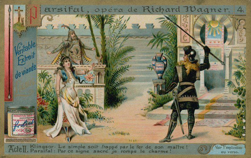 Parsifal and the Holy Spear by European School