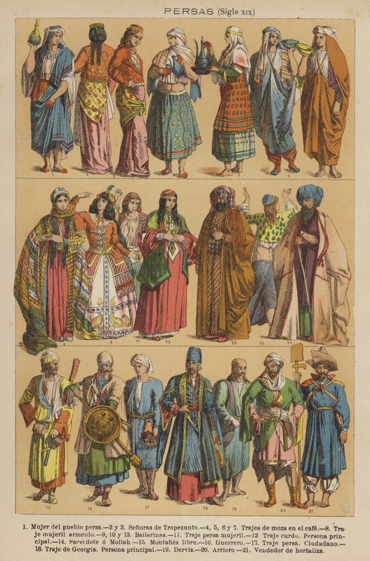 Persians, 19th Century by European School