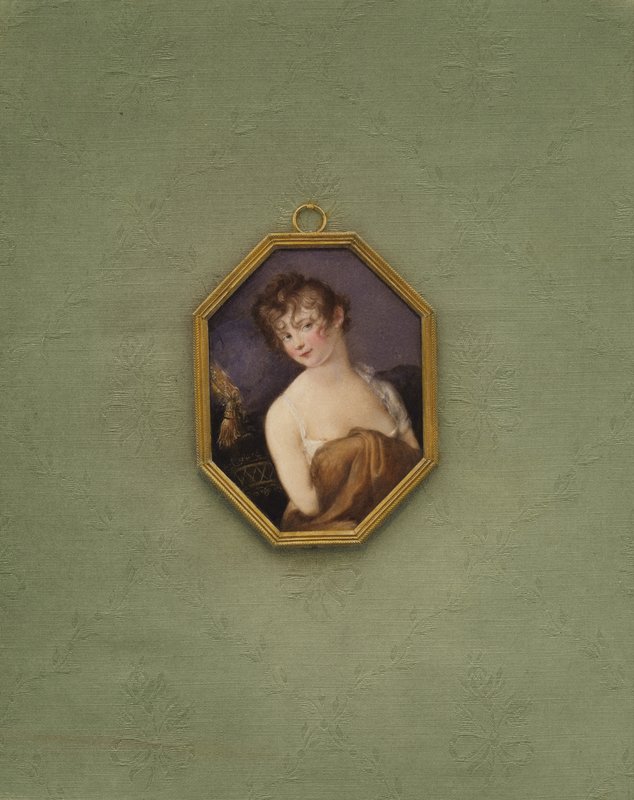 Portrait of an unknown girl by European School
