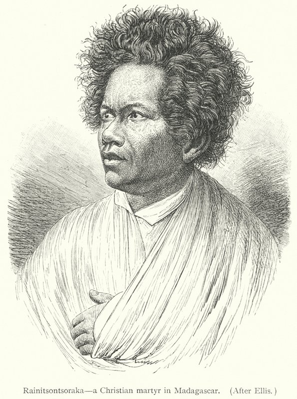 Rainitsontsoraka, a Christian martyr in Madagascar by European School