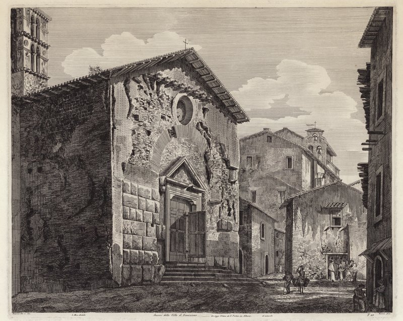 Remnants of the Villa of Domitian, Rome, Italy by European School