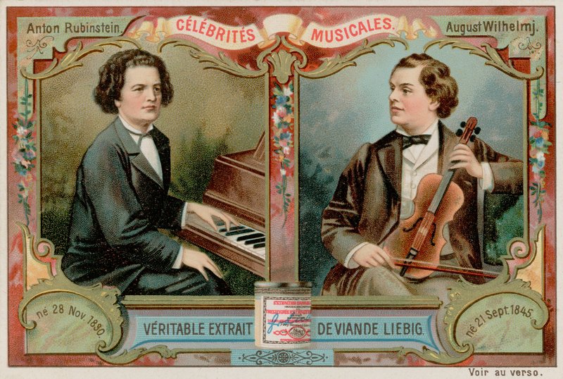 Rubinstein and Wilhelmj by European School
