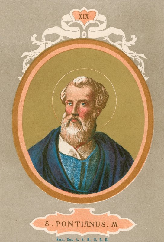 Saint Pontianus by European School