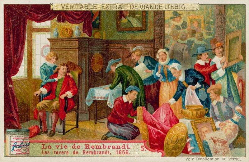 The Bankruptcy of Rembrandt by European School