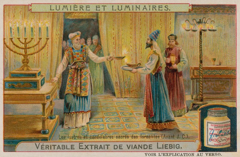 The Chandeliers and Candelabra of the Israelites by European School