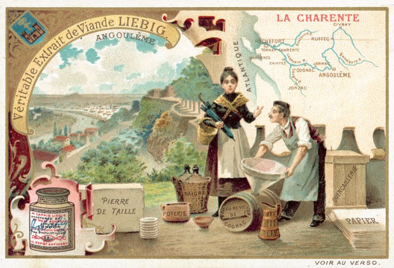 The Charente, and a View of Angouleme by European School