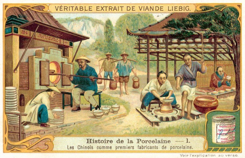 The Chinese, first makers of porcelain by European School