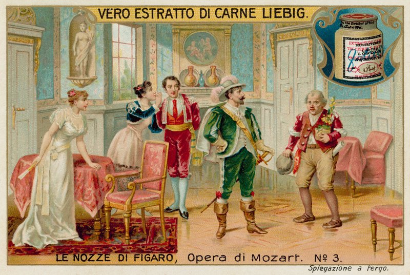 The Count, the Countess, Figaro and Susannah, and Antonio the Gardener by European School