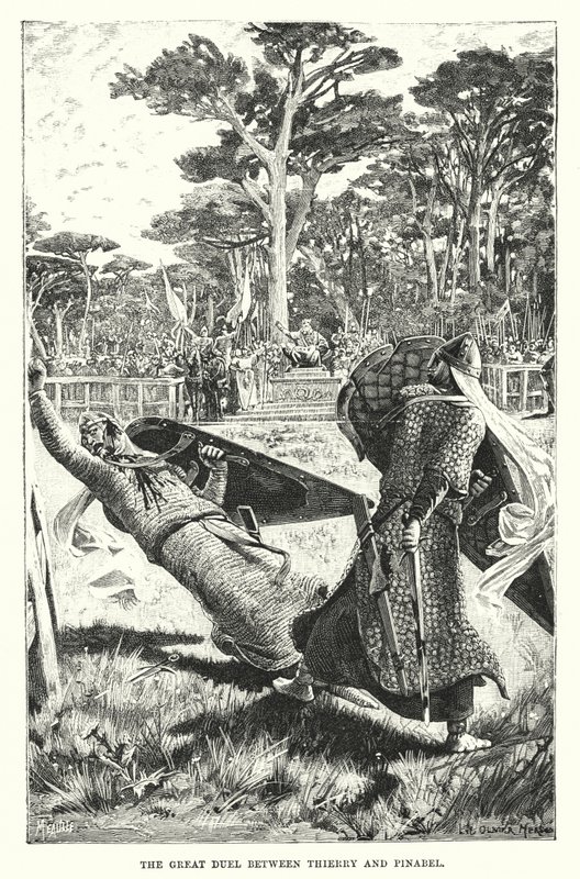 The Great Duel between Thierry and Pinabel by European School