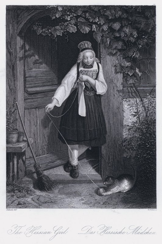The Hessian Girl by European School