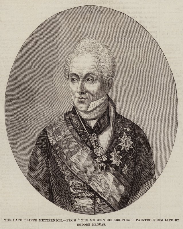 The Late Prince Metternich by European School
