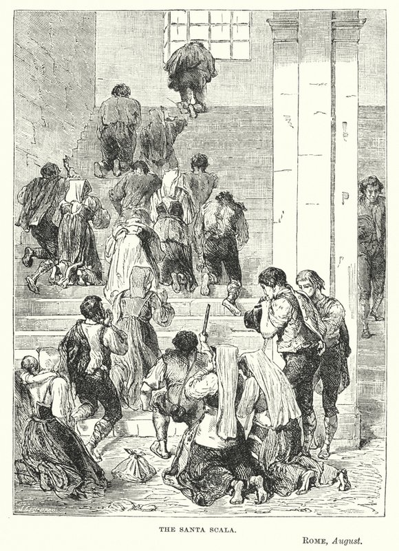 The Santa Scala, Rome, August by European School