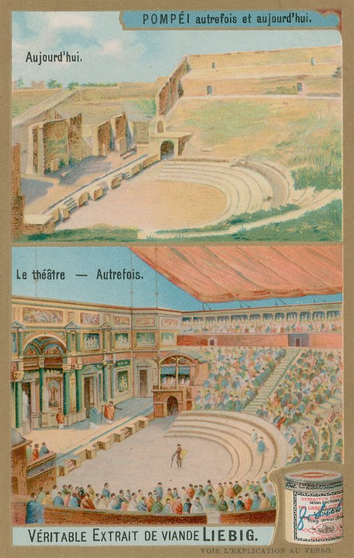 The Theatre in Pompeii by European School