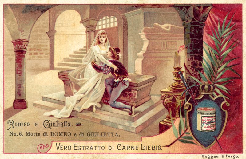 The death of Romeo and Juliet by European School