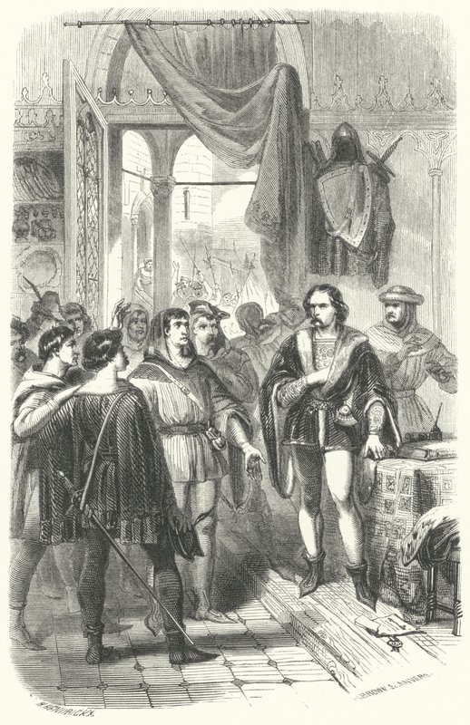 The People of Ghent Asking Philip van Artevelde to Lead Their Rebellion Against Louis II, Count of Flanders by European School