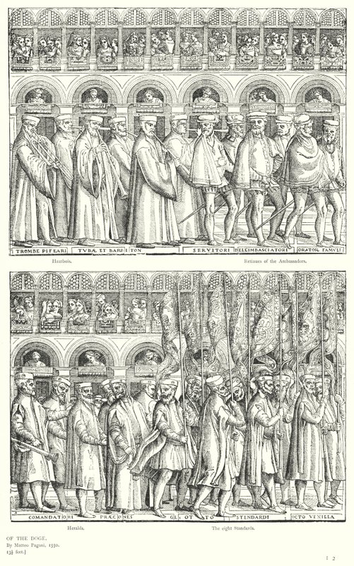 The procession of the Doge by European School