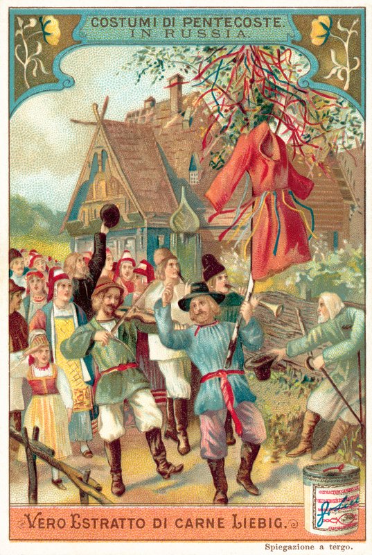 Traditional Pentecost celebrations in Russia by European School