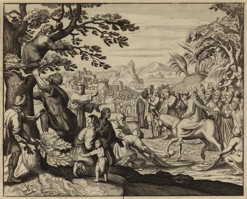 Triumphal Entry of Jesus Christ into Jerusalem by European School