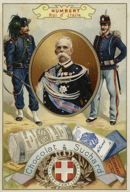 Umberto I, King of Italy by European School