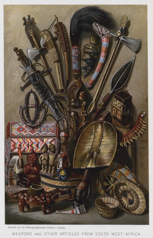 Weapons and Other Articles from South West Africa by European School