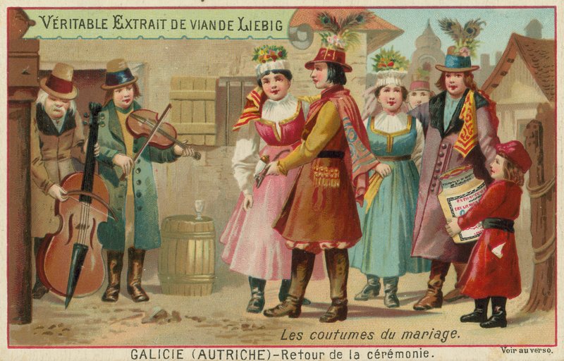 Wedding Clothes of Galicia by European School