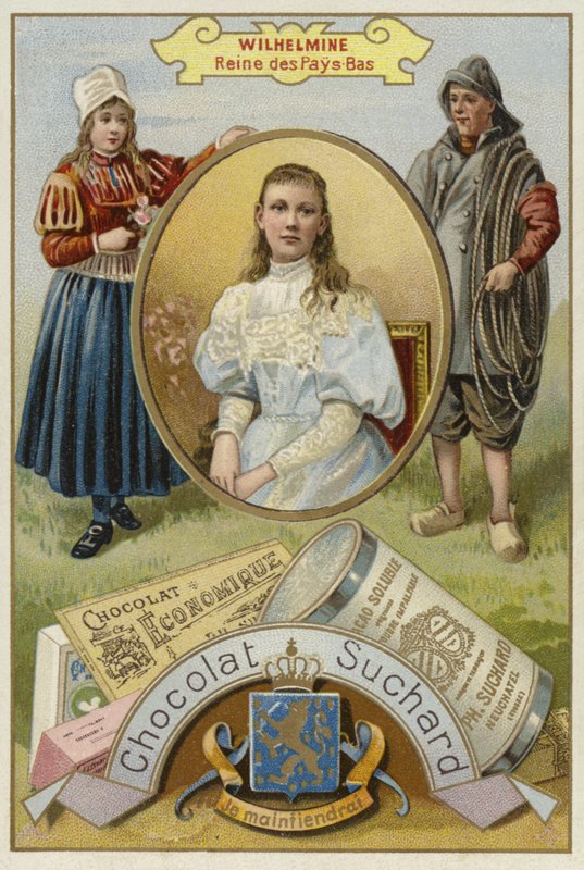 Wilhelmina, Queen of the Netherlands by European School