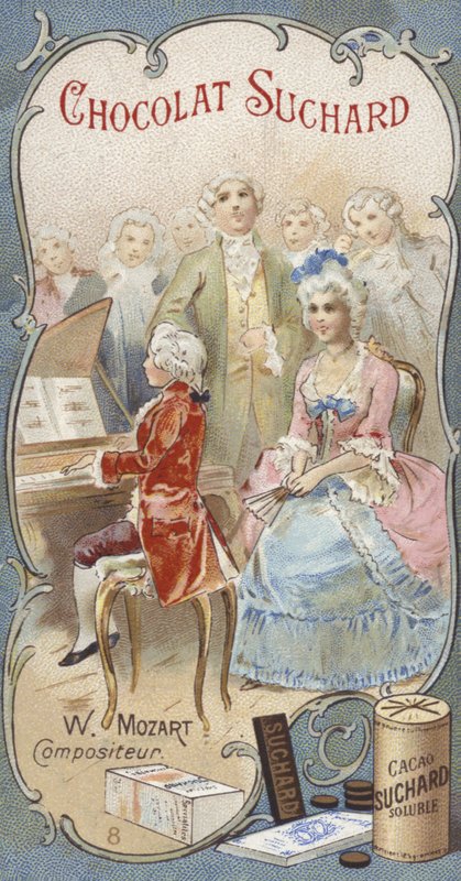 Wolfgang Amadeus Mozart, Austrian musician and composer, as a child by European School