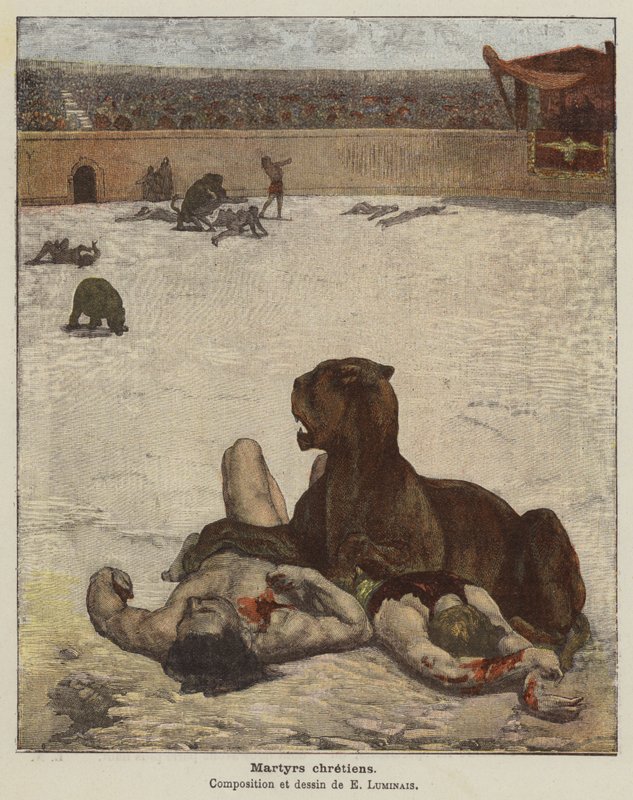 Christian Martyrs by Evariste Vital Luminais