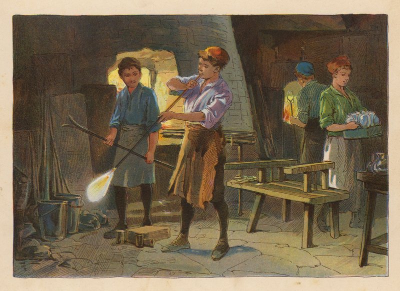 Little Workers: Glass Blowing by Evelyn Stuart Hardy