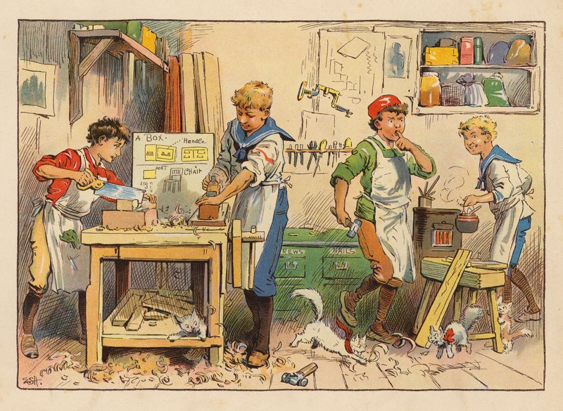 Little Workers: The Carpenter by Evelyn Stuart Hardy