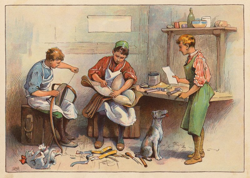 Little Workers: The Saddler and Harness-Maker by Evelyn Stuart Hardy