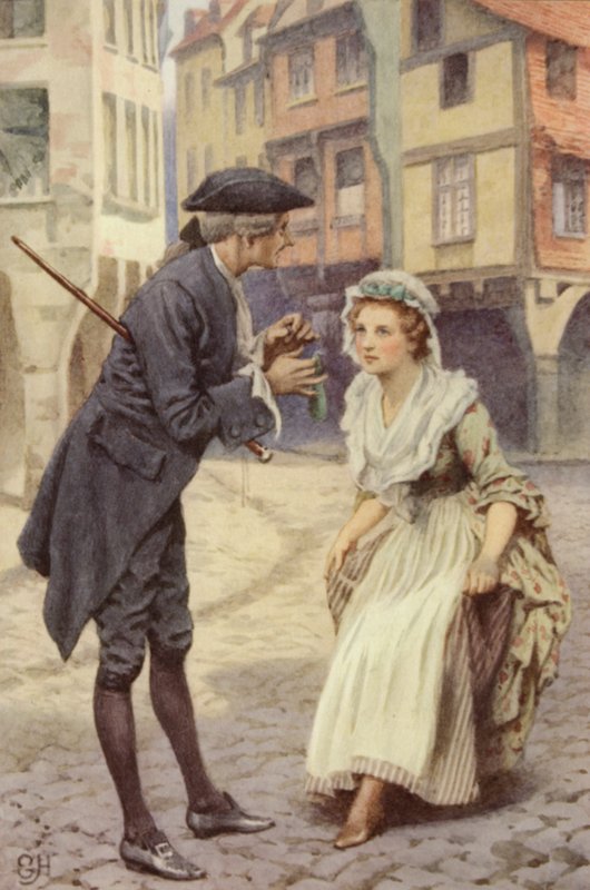 Illustration for A Sentimental Journey by Laurence Sterne by Everard Hopkins