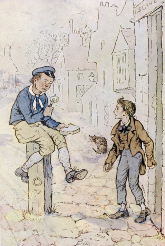 Illustration for Oliver Twist by F. M. B. Blaikie