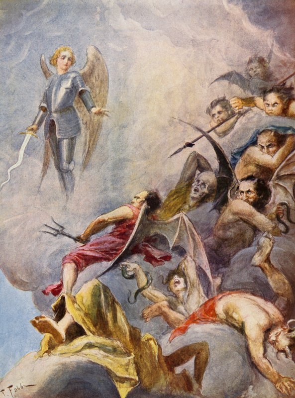 La Gerusalemme Liberata by Torquato Tasso: Canto IX, stanza 64 by Fabio Fabbi