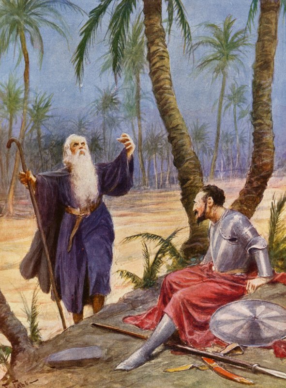 La Gerusalemme Liberata by Torquato Tasso: Canto X, Stanza 9 by Fabio Fabbi