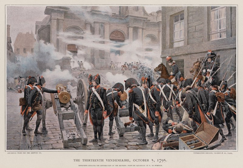 The Thirteenth Vendemiaire by Felicien baron de Myrbach Rheinfeld