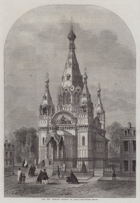 The New Russian Church in Paris by Felix Thorigny