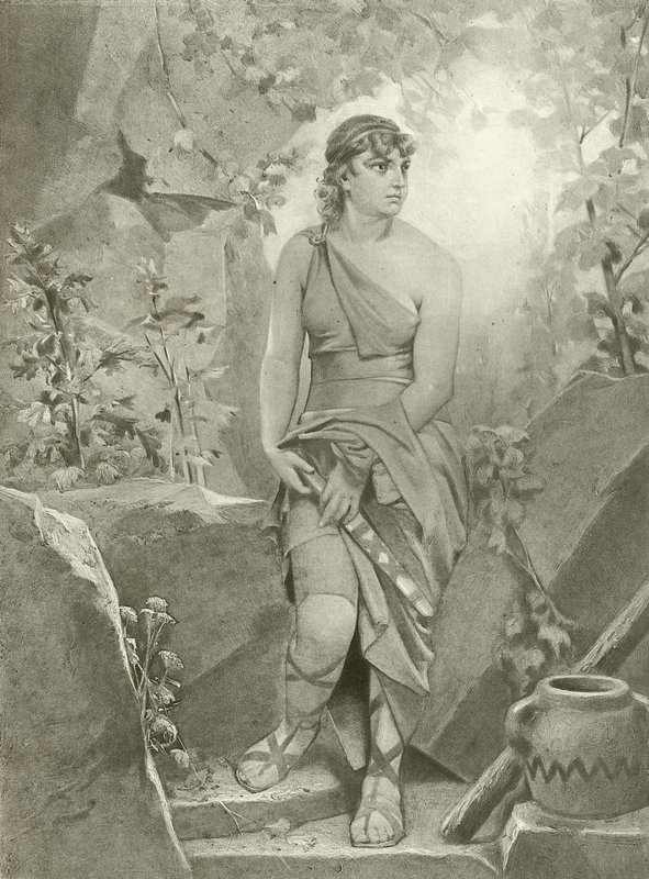 Cymbeline. Act III, Scene VI by Felix Octavius Carr Darley