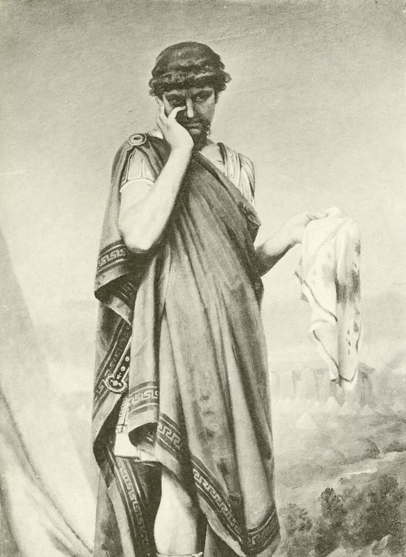 Cymbeline. Act V-Scene I (engraving) by Felix Octavius Carr Darley