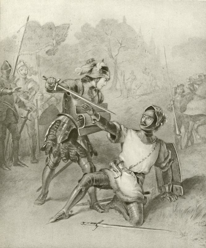 First Part of King Henry VI. Act I, Scene II by Felix Octavius Carr Darley