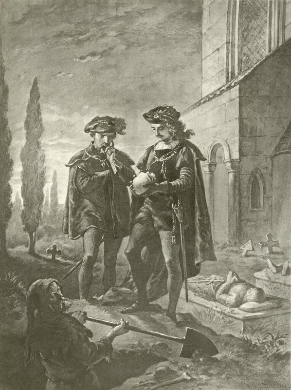 Hamlet. Act V, Scene I by Felix Octavius Carr Darley