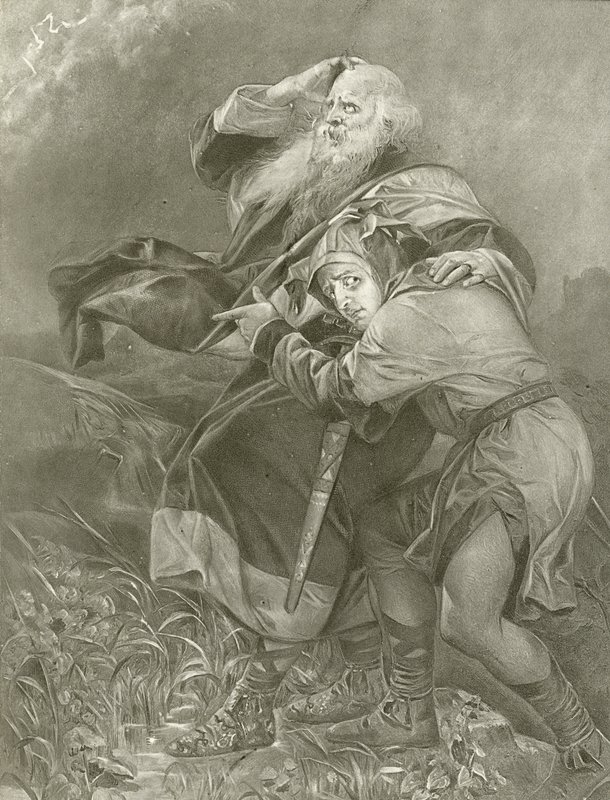 King Lear. Act III, Scene II by Felix Octavius Carr Darley