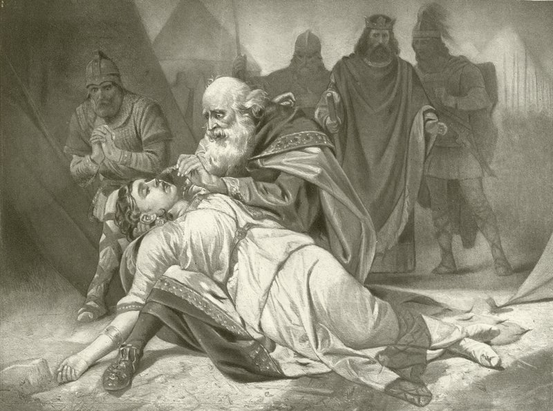 King Lear. Act V, Scene III by Felix Octavius Carr Darley
