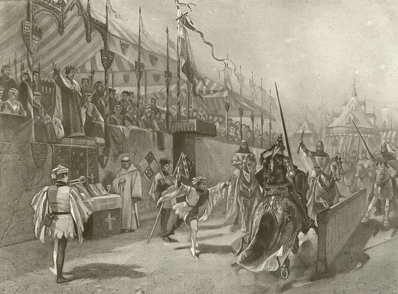 King Richard II. Act I, Scene III by Felix Octavius Carr Darley