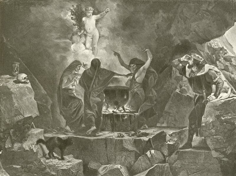Macbeth. Act IV, Scene I by Felix Octavius Carr Darley