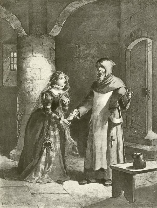 Measure for Measure. Act IV, Scene III by Felix Octavius Carr Darley
